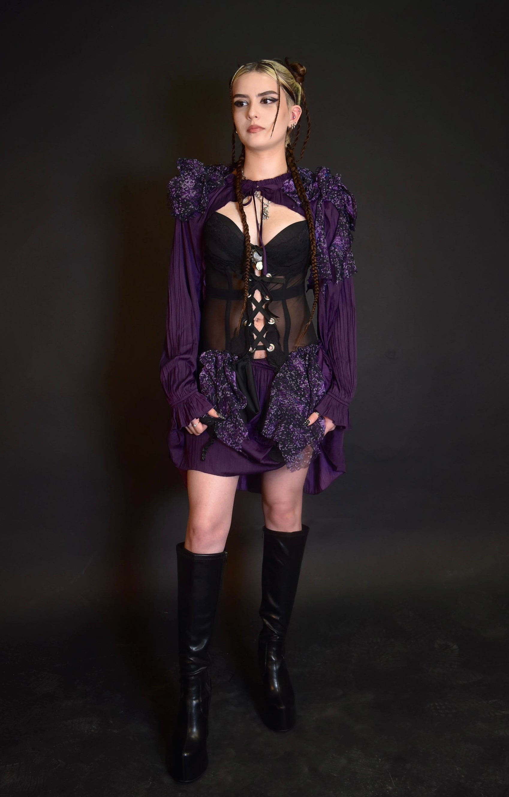 Raven’s dress